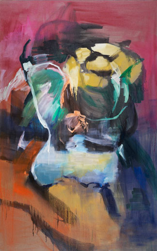 Dozing River oil on linen 240x150cm 2010